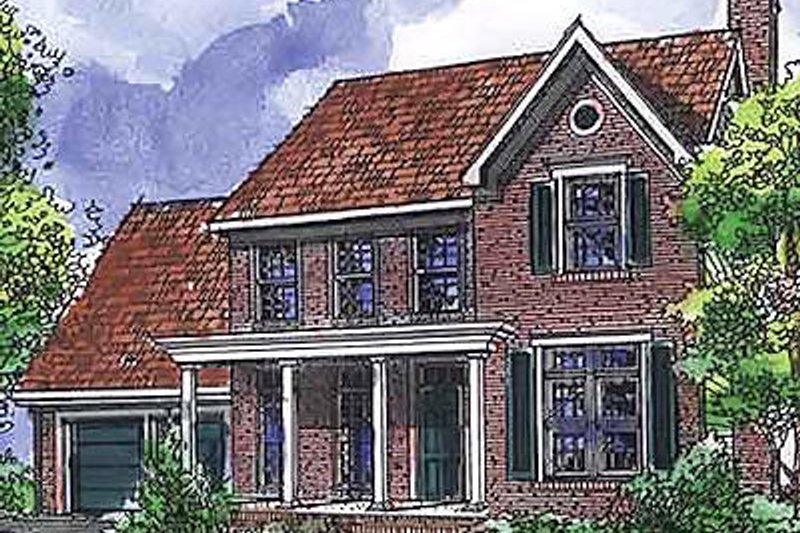 Dream House Plan - Country Exterior - Front Elevation Plan #320-474