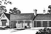 Traditional Style House Plan - 3 Beds 2 Baths 1375 Sq/Ft Plan #36-365 