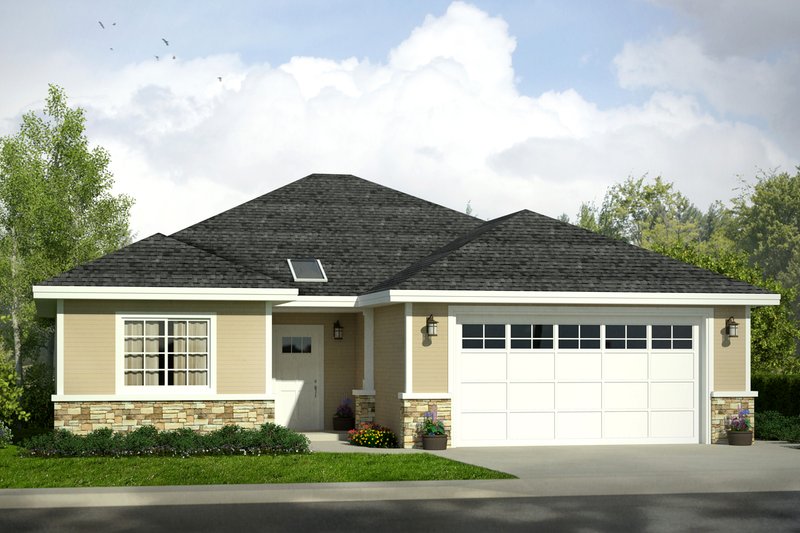 Dream House Plan - Traditional Exterior - Front Elevation Plan #124-1027