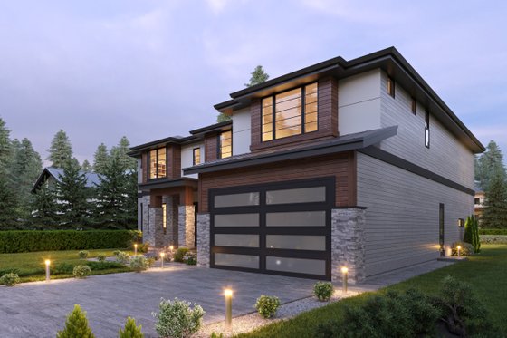 Exterior - Other Elevation 1 for Contemporary House Plan #1066-165 - 5 bed, 4.5 bath