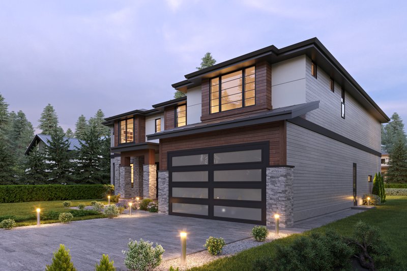 House Blueprint - Exterior - Other Elevation 1 for Contemporary House Plan #1066-165 - 5 bed, 4.5 bath