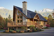Cottage Style House Plan - 3 Beds 2 Baths 1468 Sq/Ft Plan #3-117 