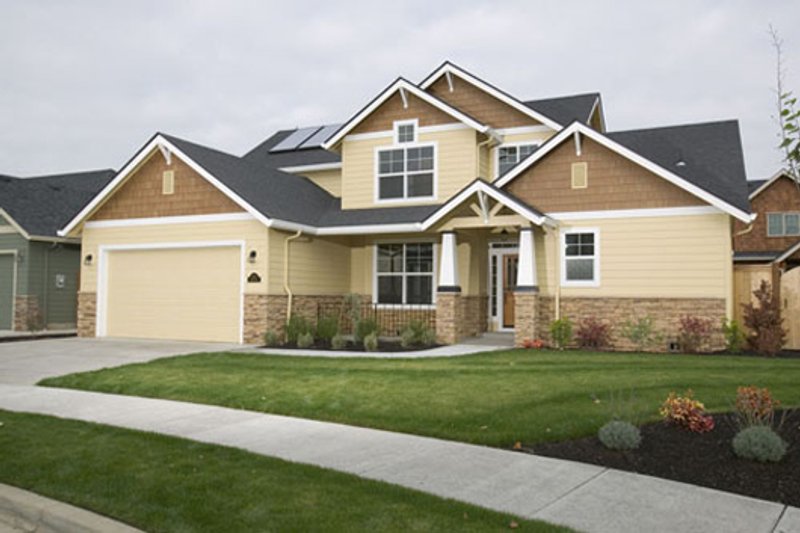 Home Plan - Craftsman Exterior - Front Elevation Plan #124-608
