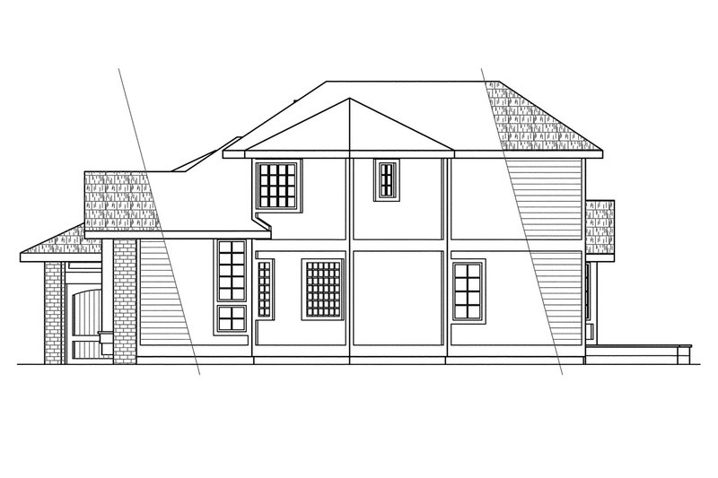 Home Plan - Exterior - Other Elevation 1 for Ranch House Plan #124-129 - 3 bed, 2.5 bath