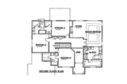 European Style House Plan - 4 Beds 4 Baths 3559 Sq/Ft Plan #67-178 