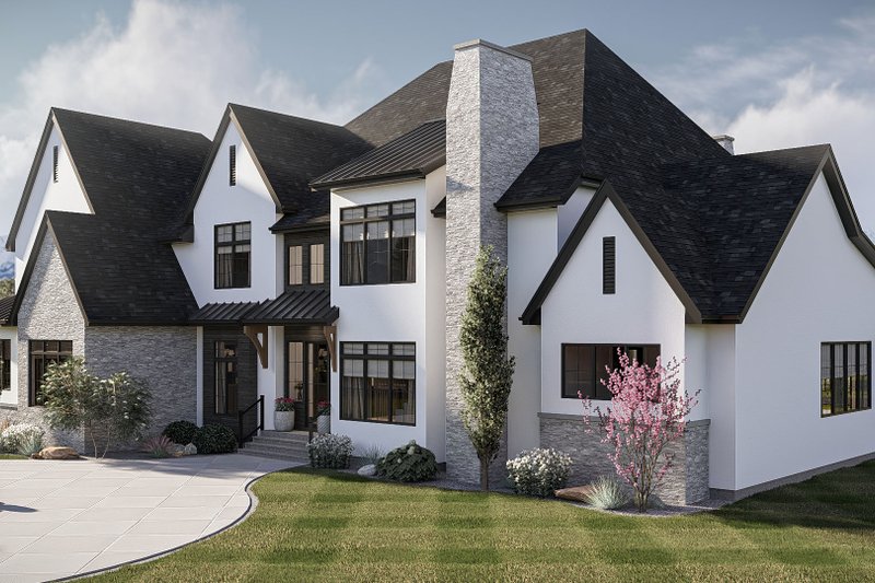 Dream House Plan - Exterior - Other Elevation 2 for Cottage House Plan #455-802 - 4 bed, 3.5 bath