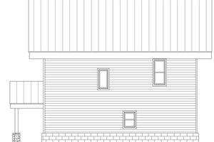 Exterior - Rear Elevation for Modern House Plan #932-42 - 3 bed, 2 bath