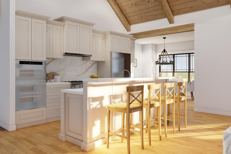 Architectural House Design - Interior - Kitchen 1 for Country House Plan #17-2596 - 5 bed, 6 bath