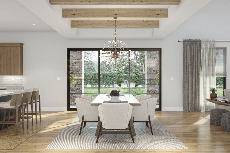 House Design - Interior - Dining Room for Modern House Plan #455-520 - 5 bed, 4.5 bath