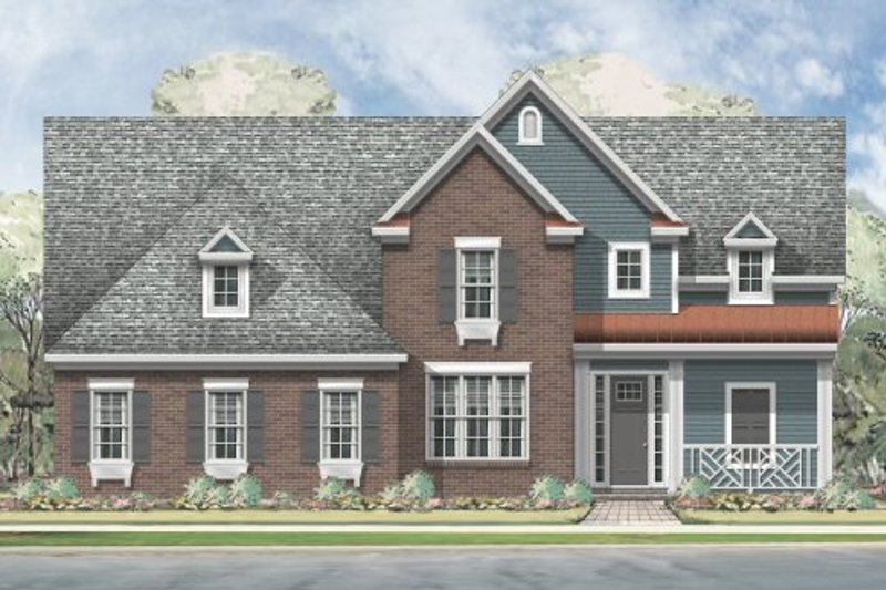 Traditional Style House Plan - 3 Beds 2.5 Baths 2416 Sq/Ft Plan #424-281