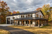 Barndominium Style House Plan - 3 Beds 2.5 Baths 2124 Sq/Ft Plan #1084-19 Exterior 