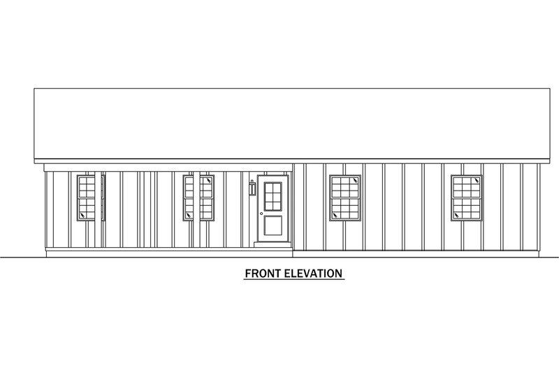 House Plan Design - Exterior - Front Elevation 3 for Farmhouse House Plan #57-701 - 3 bed, 2 bath