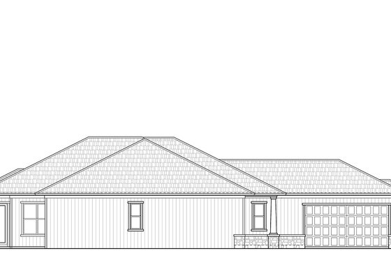 Exterior - Other Elevation 1 for Craftsman House Plan #938-97 - 3 bed, 3 bath