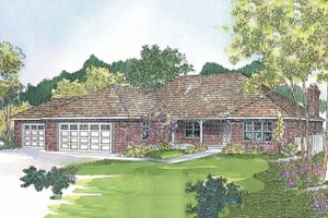 Traditional Exterior - Front Elevation Plan #124-424