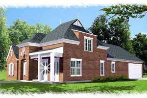 Home Plan - European Exterior - Front Elevation Plan #15-290