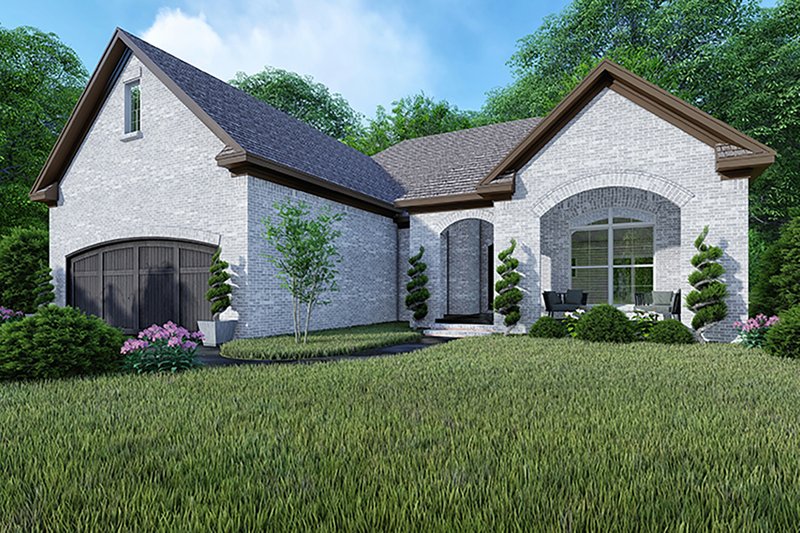 Dream House Plan - Exterior - Front Elevation 3 for Traditional House Plan #923-147 - 3 bed, 2 bath
