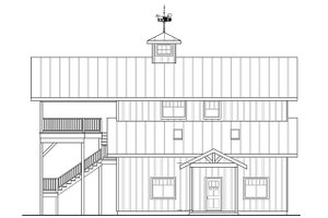 Exterior - Other Elevation for Country House Plan #124-1052 - 3 bed, 3.5 bath