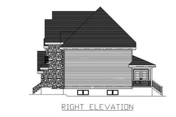 Exterior - Other Elevation 1 for European House Plan #138-246 - 3 bed, 2.5 bath