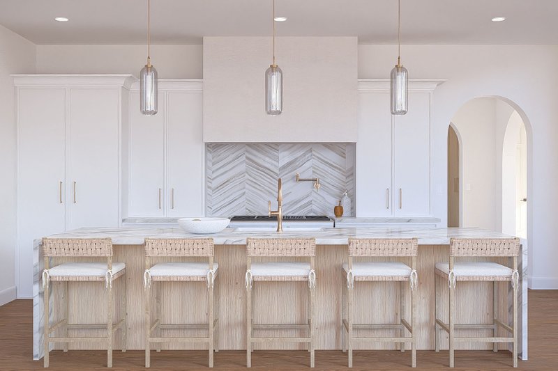 Architectural House Design - Interior - Other 3 for Mediterranean House Plan #455-807 - 4 bed, 4.5 bath