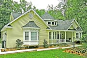 Country Style House Plan - 3 Beds 2 Baths 1800 Sq/Ft Plan #456-1 