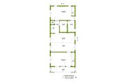 Mediterranean Style House Plan - 2 Beds 2 Baths 786 Sq/Ft Plan #1106-77 Floor 