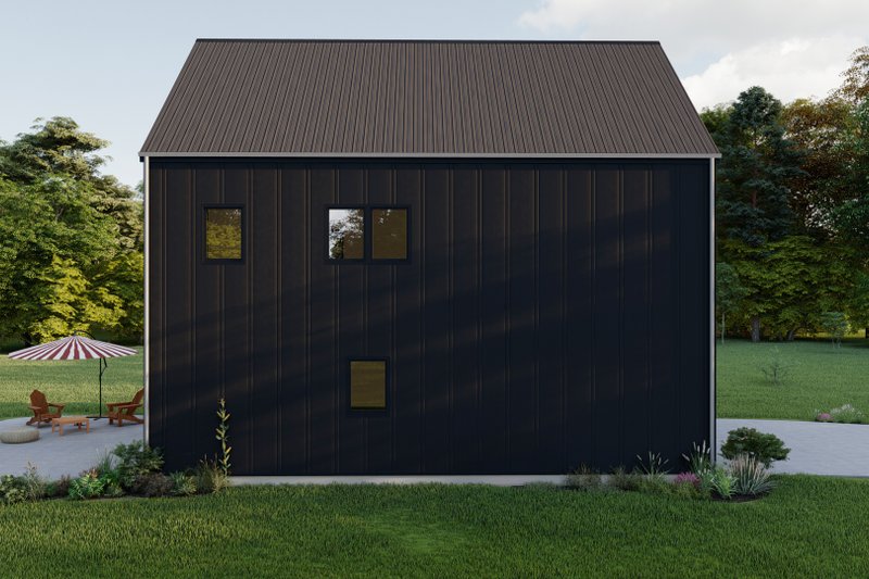 Dream House Plan - Exterior - Other Elevation 5 for Barndominium House Plan #1092-4 - 2 bed, 2.5 bath