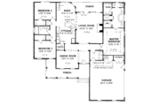 Traditional Style House Plan - 3 Beds 2 Baths 1819 Sq/Ft Plan #20-186 