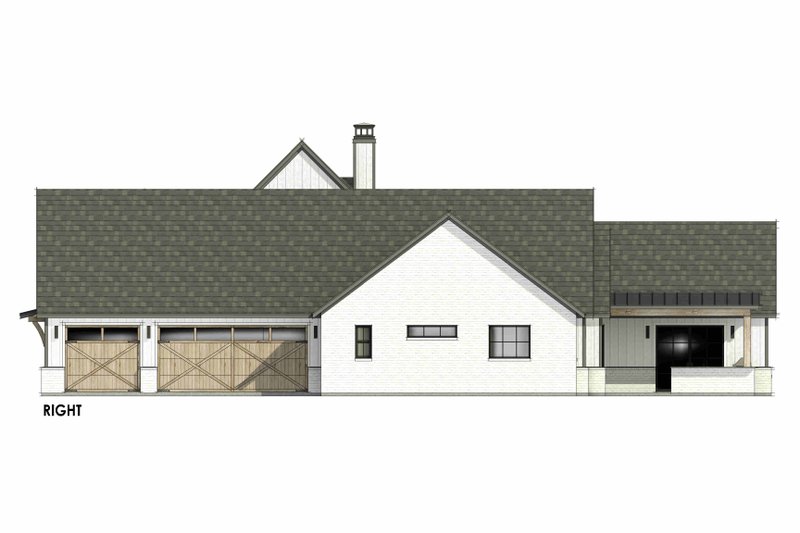 Farmhouse Style House Plan - 4 Beds 4.5 Baths 3563 Sq/Ft Plan #1096-44 ...