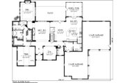 European Style House Plan - 4 Beds 3.5 Baths 4565 Sq/Ft Plan #70-1151 