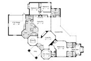 European Style House Plan - 3 Beds 2.5 Baths 2656 Sq/Ft Plan #417-304 