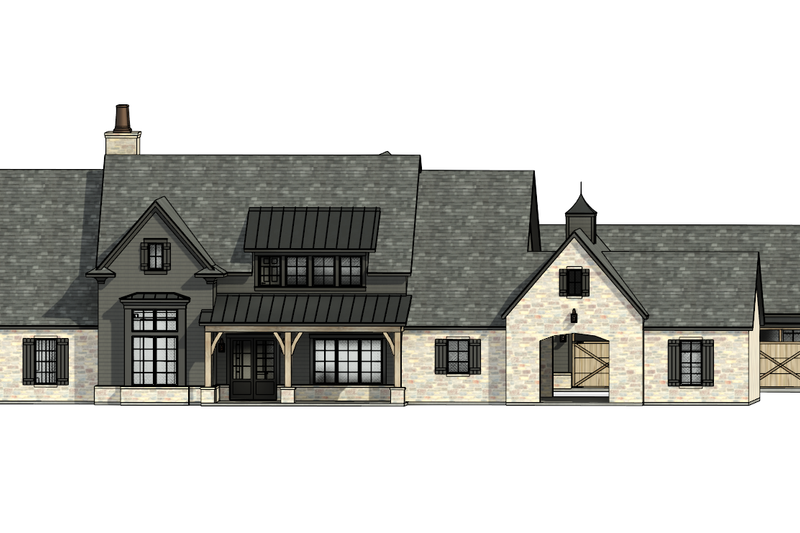 House Design - Exterior - Front Elevation 8 for European House Plan #1096-187 - 5 bed, 5.5 bath