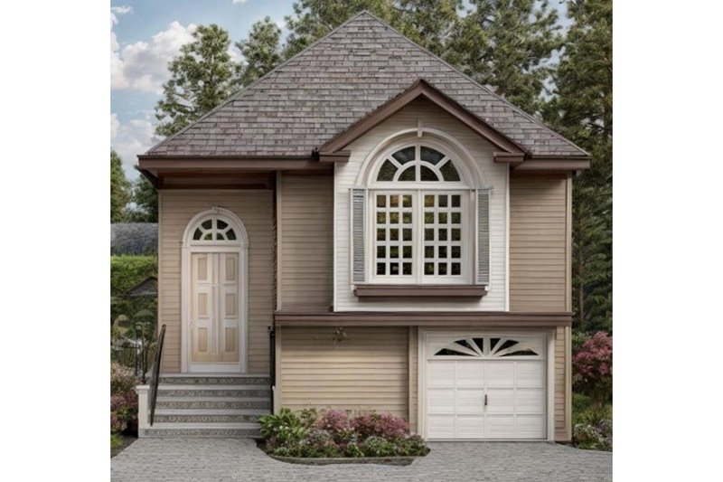 Architectural House Design - Traditional Exterior - Front Elevation Plan #3-270