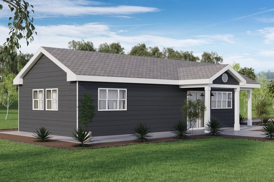 Exterior - Other Elevation for Traditional House Plan #1106-25 - 1 bed, 1 bath
