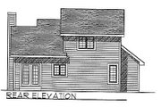 Traditional Style House Plan - 3 Beds 2.5 Baths 1406 Sq/Ft Plan #70-112 