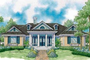 Ranch Exterior - Front Elevation Plan #930-244