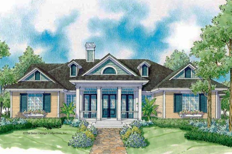 Dream House Plan - Ranch Exterior - Front Elevation Plan #930-244