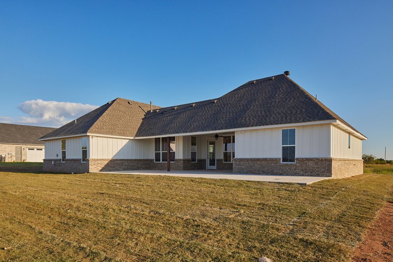 Home Plan - Exterior - Rear Elevation 1 for Farmhouse House Plan #430-184 - 4 bed, 2.5 bath