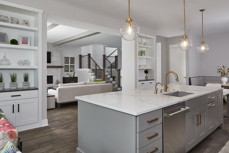 Architectural House Design - Interior - Kitchen 2 for Modern House Plan #928-395 - 4 bed, 4.5 bath