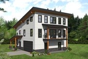 Contemporary Style House Plan - 3 Beds 3.5 Baths 2662 Sq/Ft Plan #932-503 
