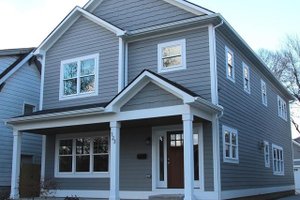 Exterior - Front Elevation 3 for Traditional House Plan #1057-13 - 3 bed, 2.5 bath