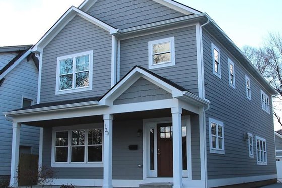 Exterior - Front Elevation 3 for Traditional House Plan #1057-13 - 3 bed, 2.5 bath