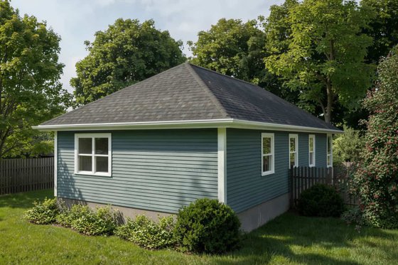 Exterior - Rear Elevation for Cottage House Plan #79-127 - 3 bed, 2 bath