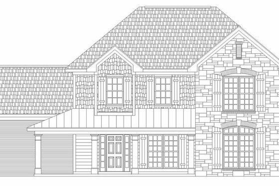 Exterior - Other Elevation for Traditional House Plan #329-361 - 3 bed, 3 bath