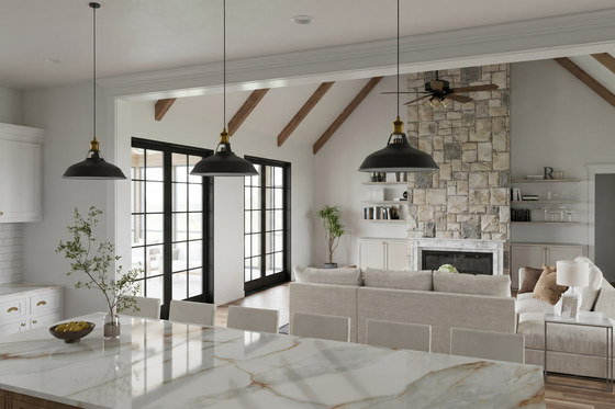 Interior - Kitchen for Farmhouse House Plan #923-502 - 4 bed, 3.5 bath