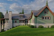 Craftsman Style House Plan - 3 Beds 3.5 Baths 2310 Sq/Ft Plan #923-73 Exterior 