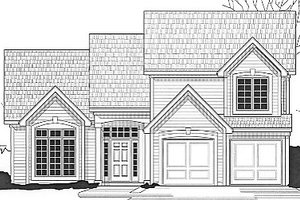 Traditional Exterior - Front Elevation Plan #67-628