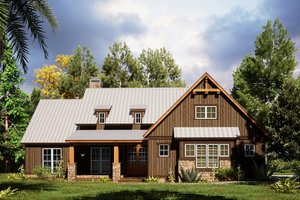 Dream House Plan - Barndominium Exterior - Front Elevation Plan #923-165