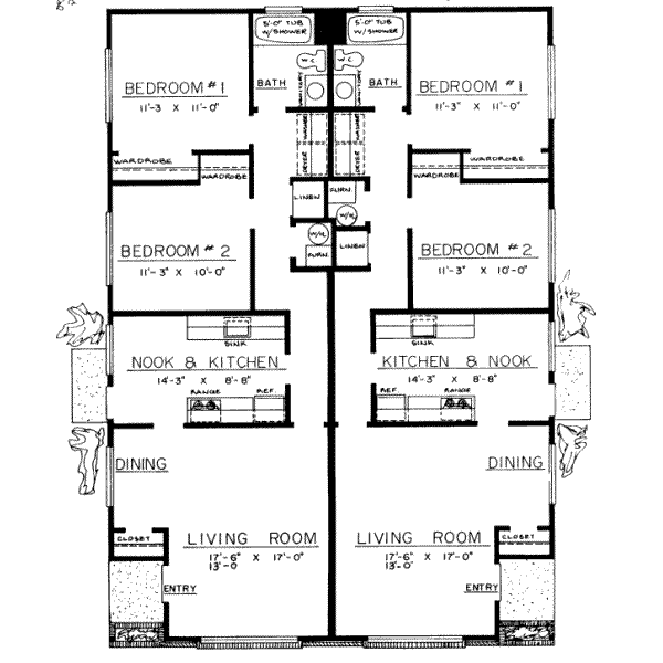 Ranch Floor Plan - Main Floor Plan #303-237
