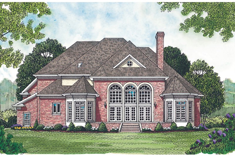 Home Plan - Photo 1 for Traditional House Plan #453-38 - 4 bed, 3.5 bath