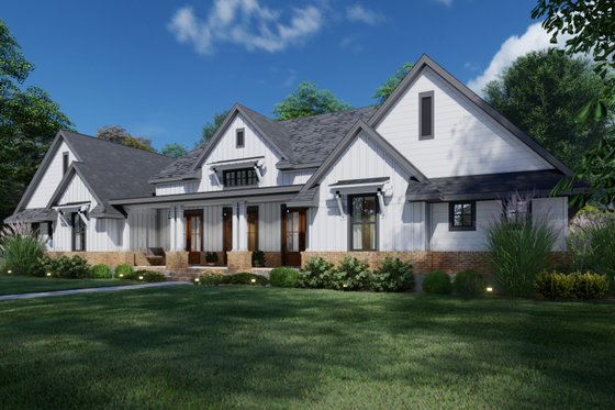 Exterior - Other Elevation for Farmhouse House Plan #120-271 - 4 bed, 3.5 bath